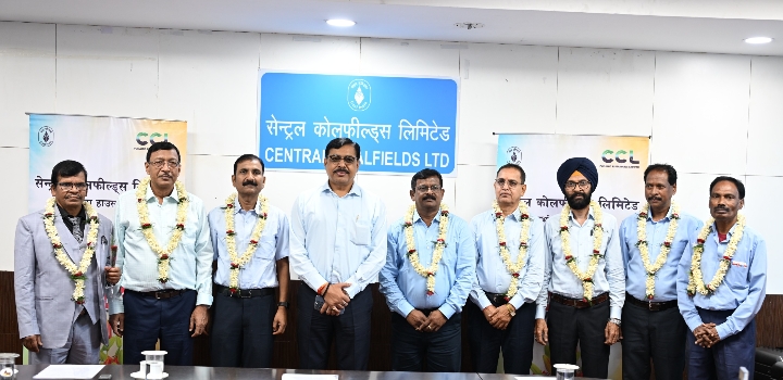 सम्मान और गर्व के साथ सीसीएल ने दी अपने 84 कर्मयोगियों को विदाई