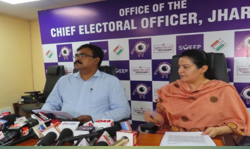 झारखंड के चार लोकसभा क्षेत्र में शांतिपूर्ण मतदान संपन्न, ओवरऑल 63% मतदान, चाइबासा में अधिक,पलामू में कम रहा मतदान प्रतिशत